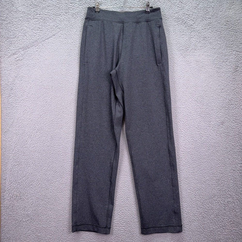 Lululemon Pants Mens M‎ Heathered Black Kung Fu Pant 2.0 Stretch Lounge Comfort